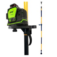 Imex 320105 Laser Pole 3.2m Max - For Use With Line Lasers
